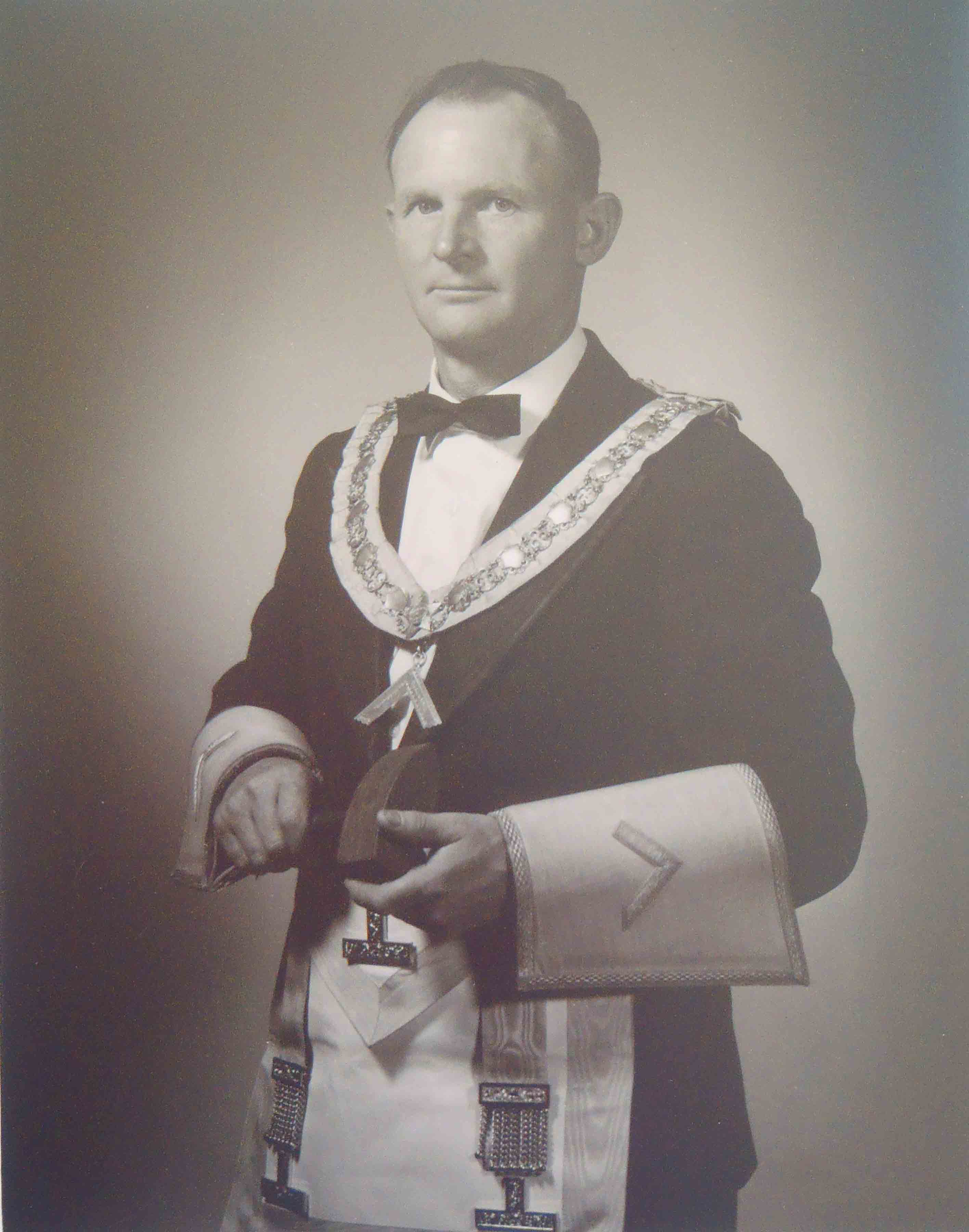 Worshipful Brother Clifford Ross, 1968